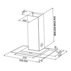 GLASSY 3D T2S2 BK LTW 90