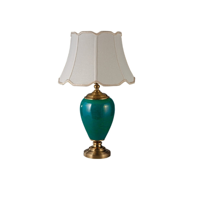 Jaquar Green Ceramic Table Lamp