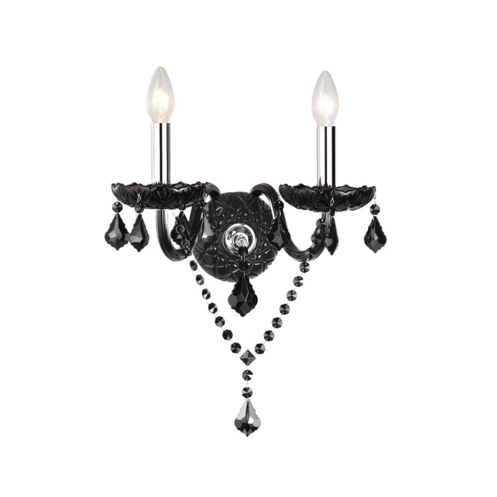 Jaquar 2 LT Black Wall Lamp