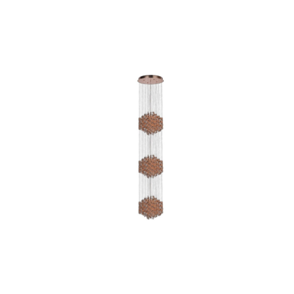 Jaquar 3 Tier Metal string Ceiling Light