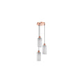 Jaquar 3 Light frosted glass pendant