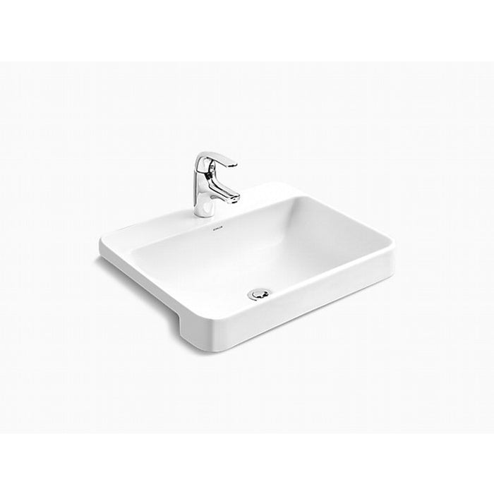 Kohler-Forefront  Semi-recessed Lavatory With Single Faucet Hole
