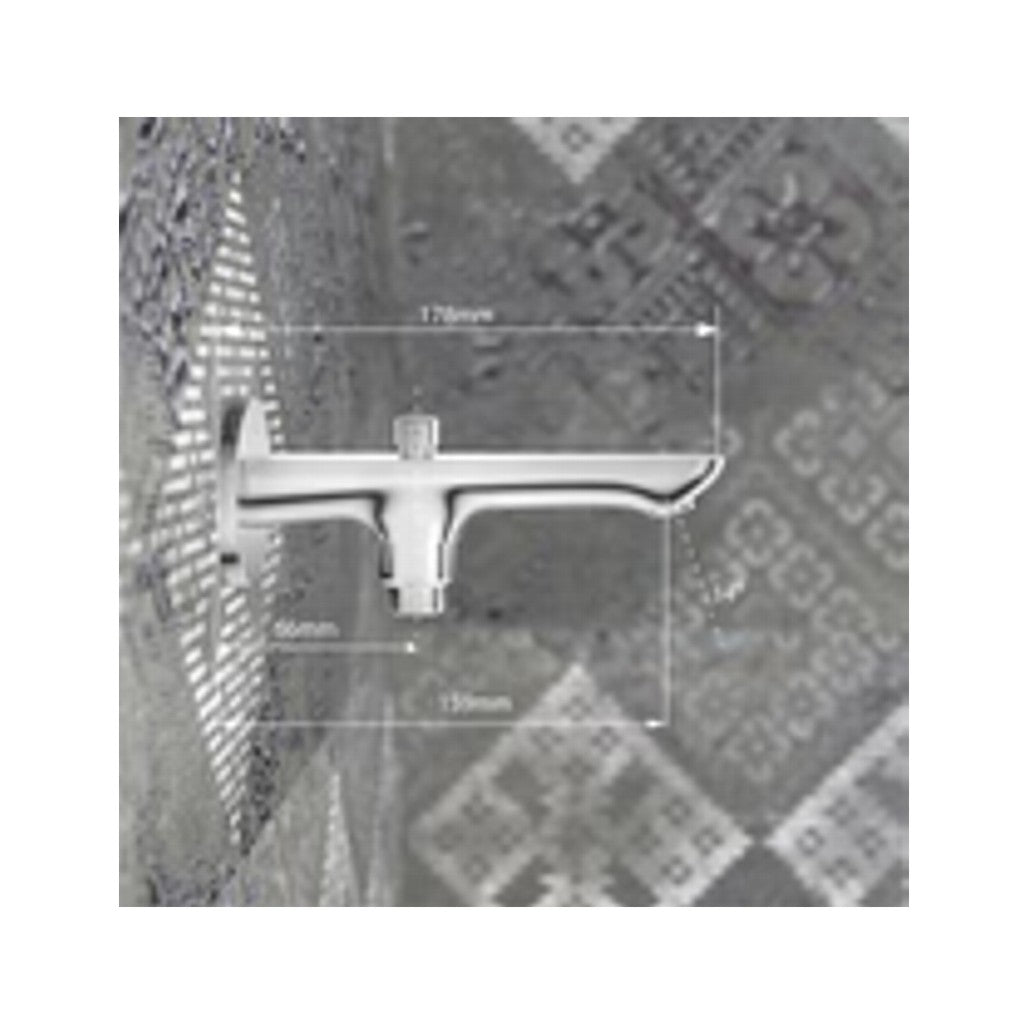 KOHLER ALEO BATHSPOUT WITH BUTTON IN CHROME FINISH