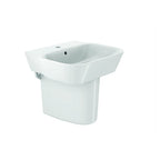 Kohler-Span  545mm X 489mm Square Wall Mount Lavatory With Half Pedestal