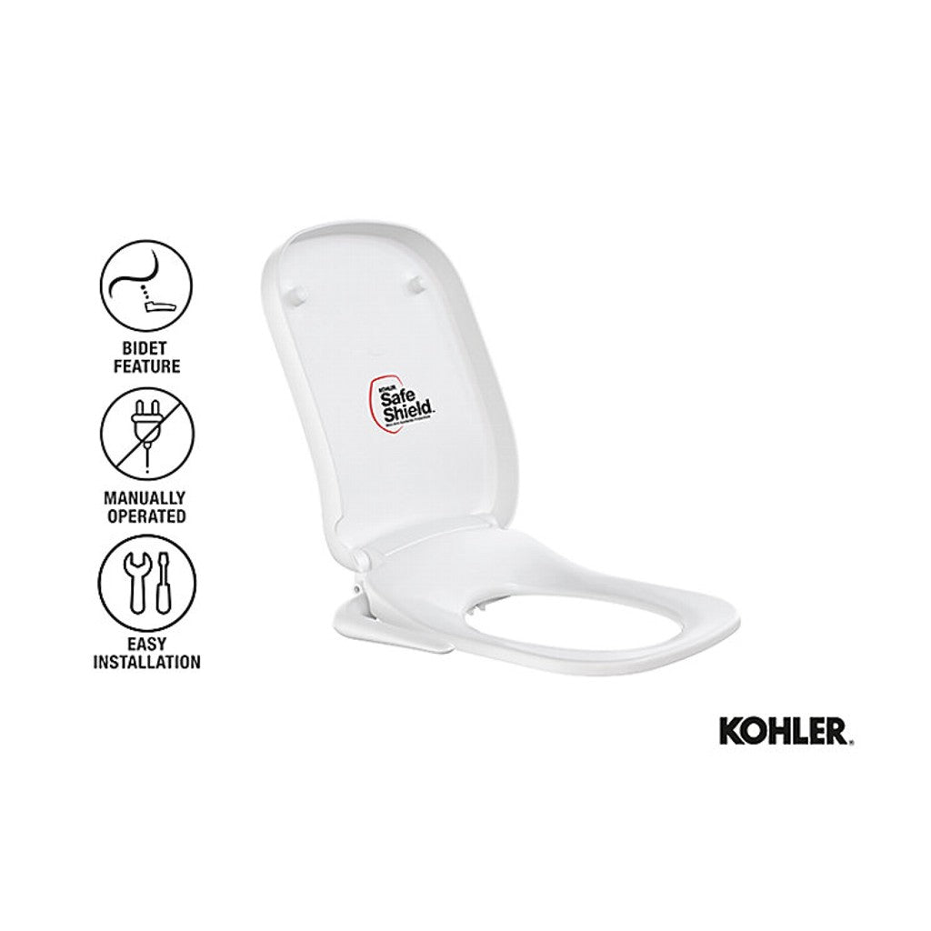 Kohler-Pureclean  Manual Bidet Seat (oval)