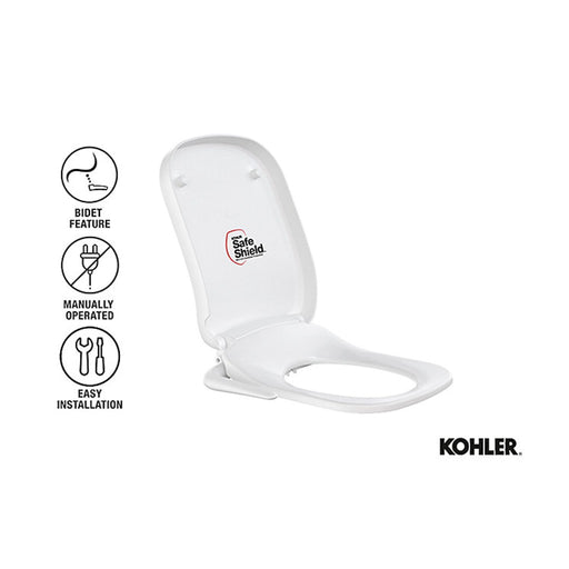 Kohler-Pureclean Manual Bidet Seat (square) — Saini World