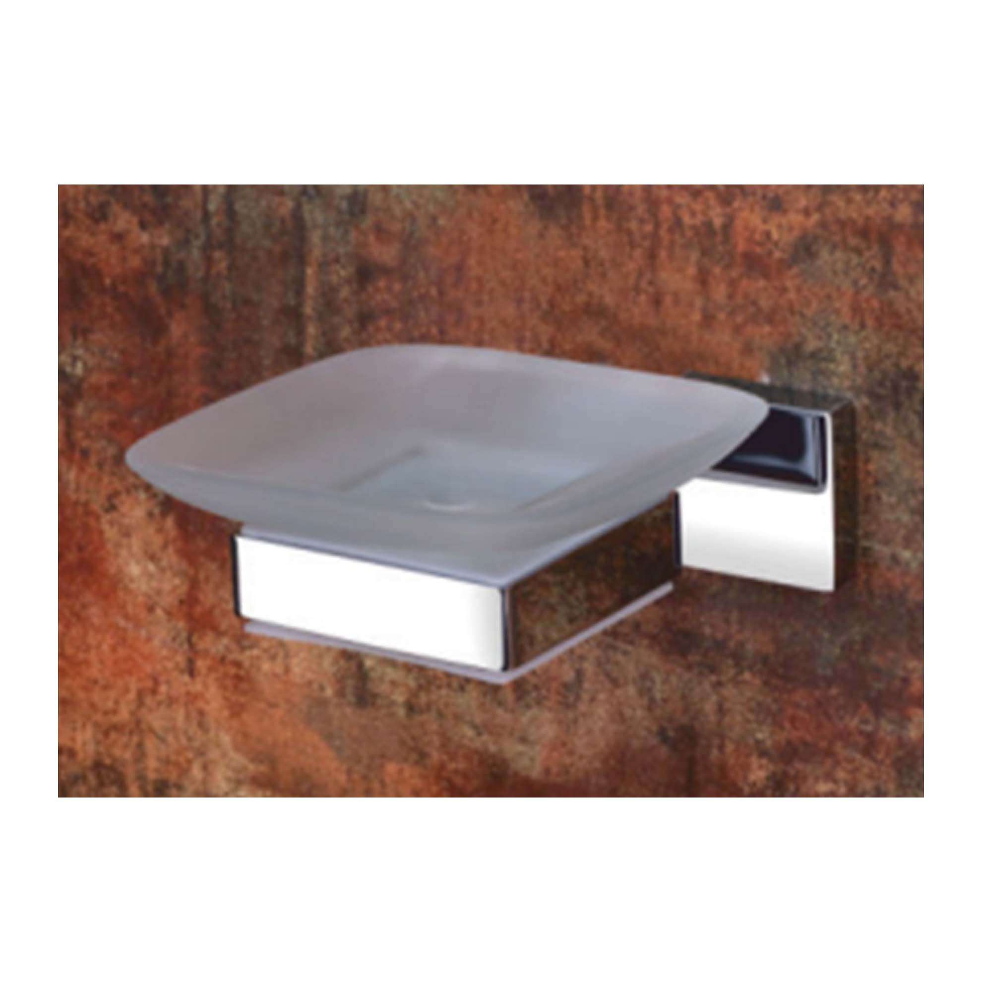 MANZA - GLASS SOAP DISH