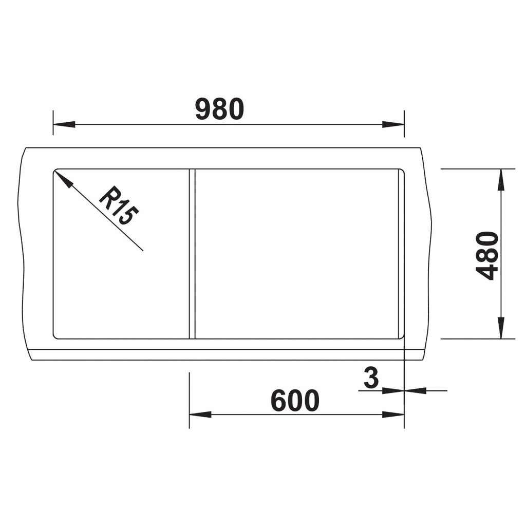 Hafele Metra XL 6S Kitchen Sink