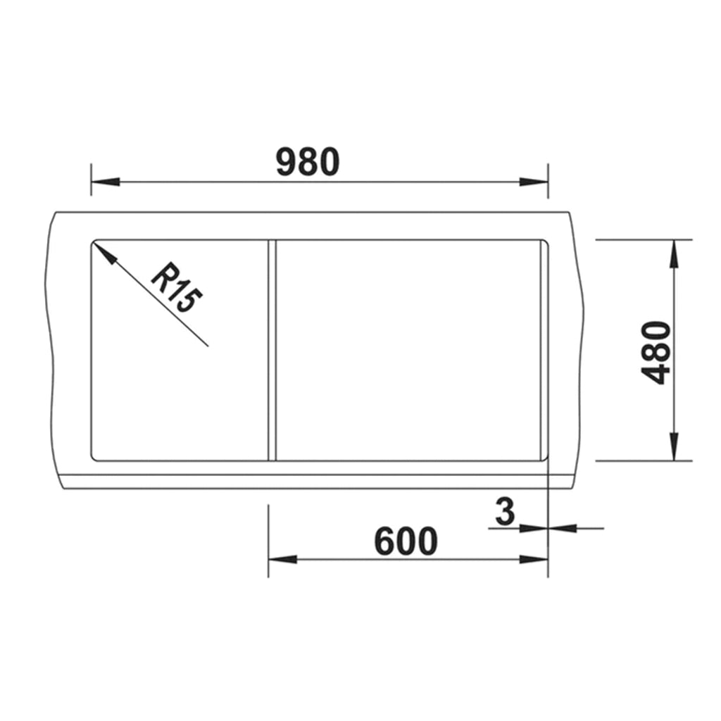 Hafele Naya XL 9 Kitchen Sink