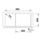 Hafele Naya XL 9 Kitchen Sink