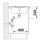 Hafele Naya XL 9 Kitchen Sink