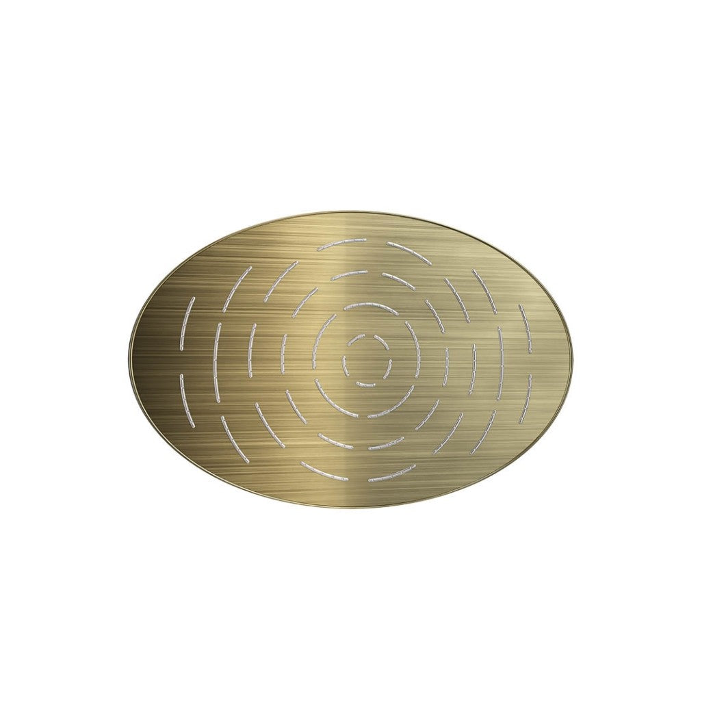 Jaqaur Maze Overhead Shower 340X220mm Oval Shape Single Flow