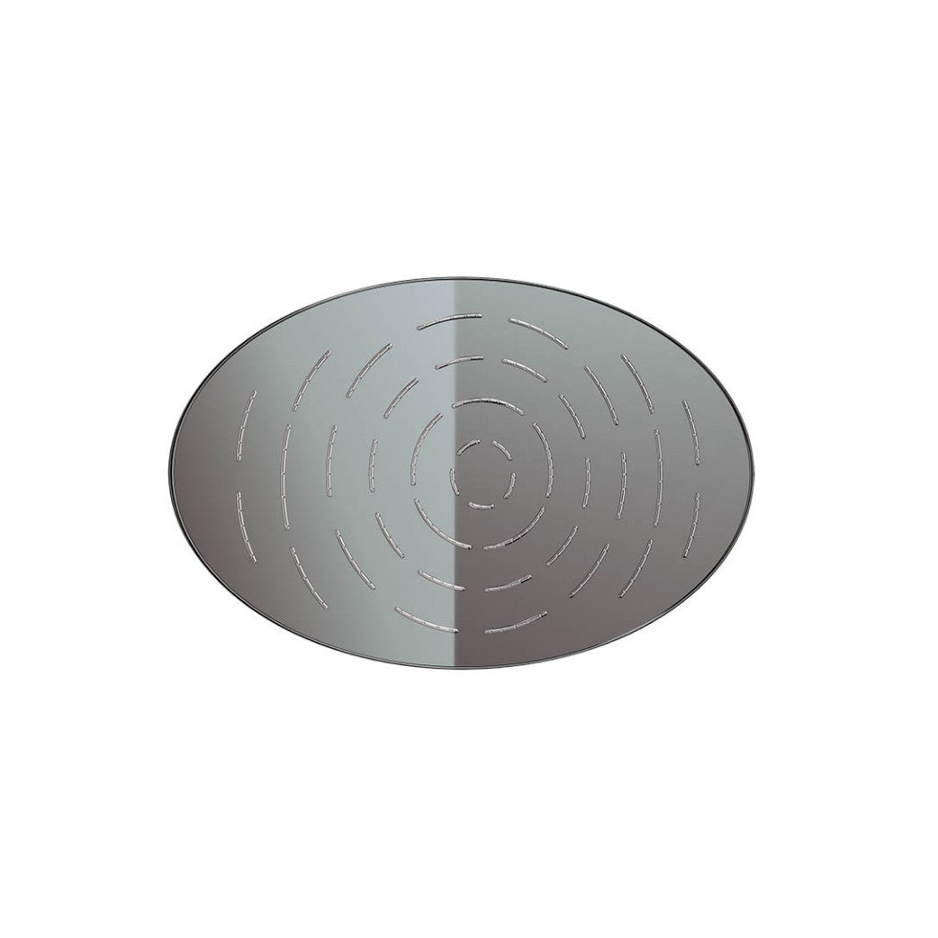 Jaqaur Maze Overhead Shower 340X220mm Oval Shape Single Flow