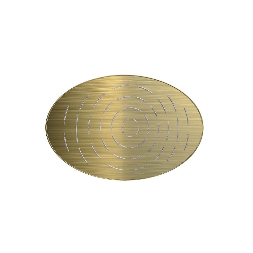 Jaqaur Maze Overhead Shower 340X220mm Oval Shape Single Flow