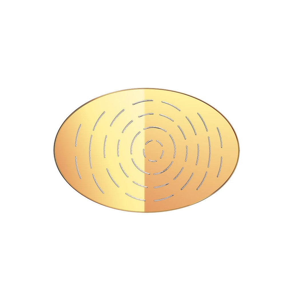 Jaqaur Maze Overhead Shower 340X220mm Oval Shape Single Flow