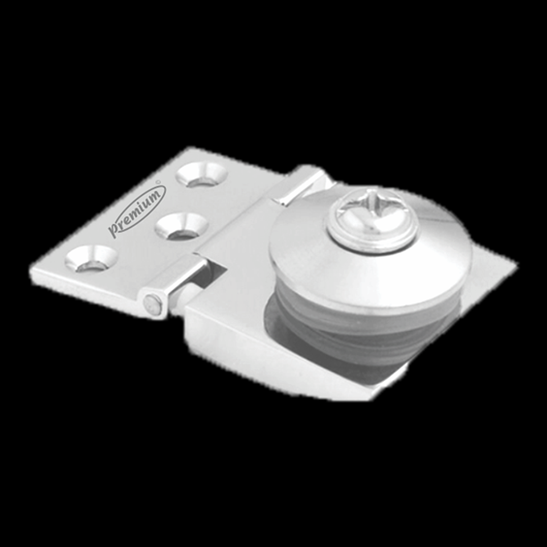 GLASS HINGES-HOLE TO GLASS