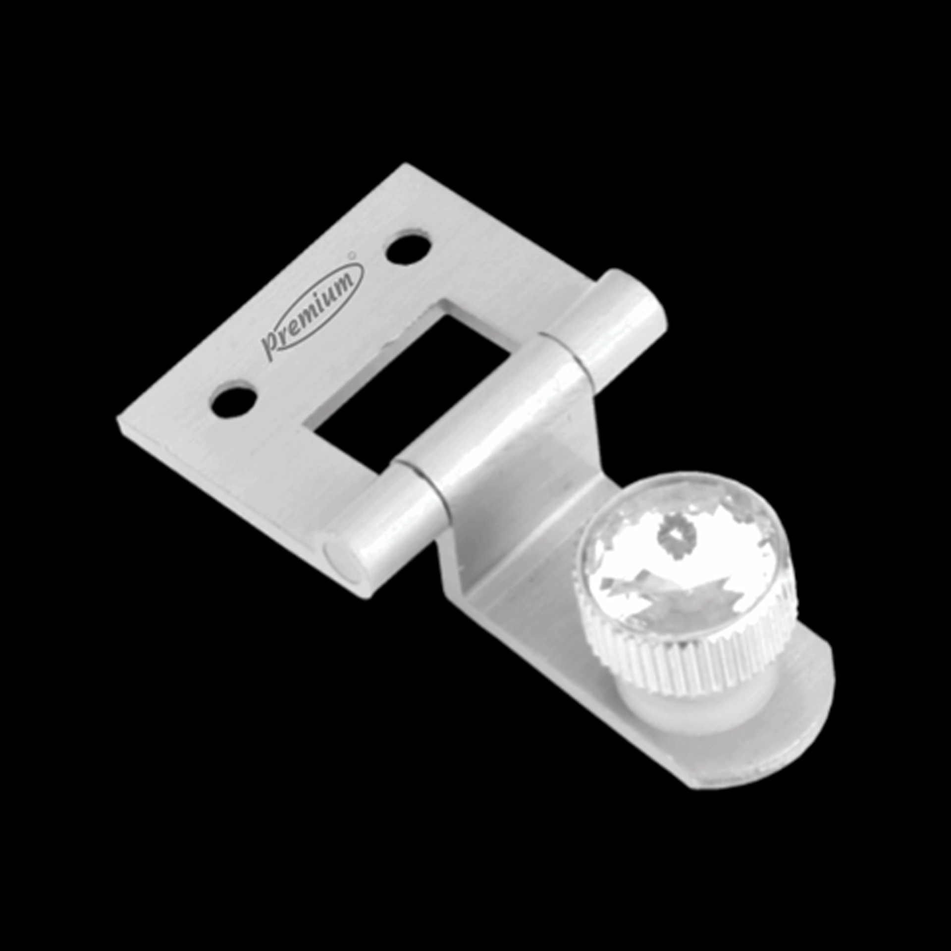 P.G HINGERS WITH CRYSTAL KNOB