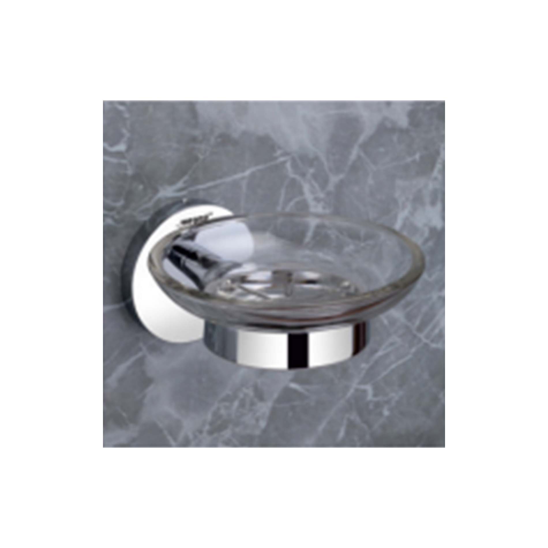 RUBY - GLASS SOAP DISH