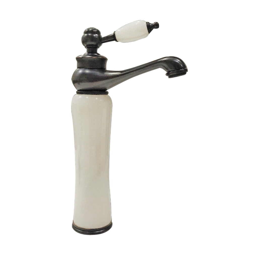 Toyo 1067 Black & White Marble Single Lever Brass Basin Mixers