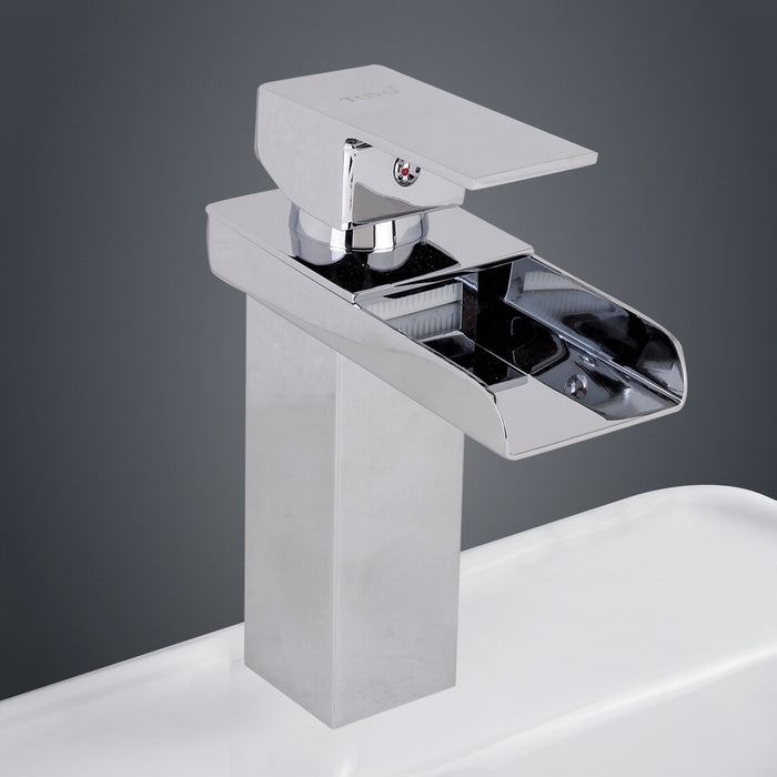 Toyo 1023 Full Chrome Marble Single Lever Brass Basin Mixers
