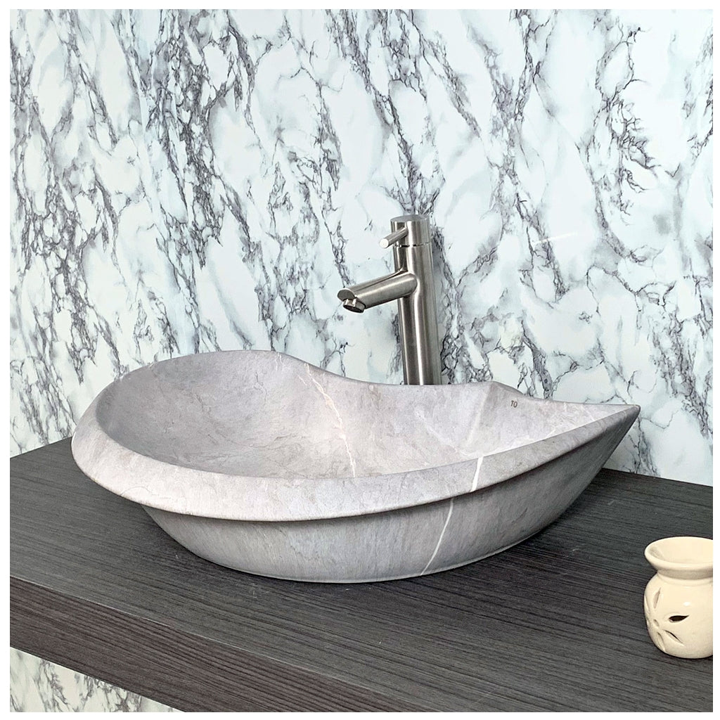 Toyo showroom/shop near me sarjapur road, sarjapur road toyo showroom/shop, wash basin showroom sarjapur road, sarjapur road wash basin showroom, new designer wash basin, premium wash basin, low price wash basin, multi colour wash basin, Toyo 144 Light Grey Marble Matt Wash Basin