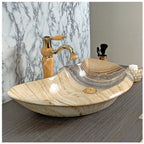 Toyo showroom/shop near me sarjapur road, sarjapur road toyo showroom/shop, wash basin showroom sarjapur road, sarjapur road wash basin showroom, new designer wash basin, premium wash basin, low price wash basin, multi colour wash basin, Toyo 145 Brown & Yellow Onyx Glossy Wash