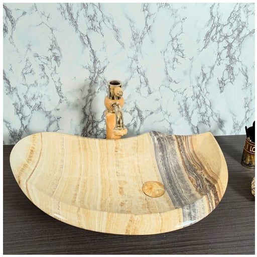 Toyo showroom/shop near me sarjapur road, sarjapur road toyo showroom/shop, wash basin showroom sarjapur road, sarjapur road wash basin showroom, new designer wash basin, premium wash basin, low price wash basin, multi colour wash basin, Toyo 145 Brown & Yellow Onyx Glossy Wash