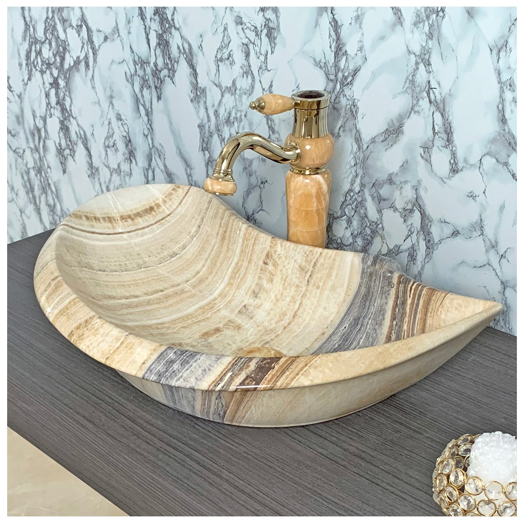 Toyo showroom/shop near me sarjapur road, sarjapur road toyo showroom/shop, wash basin showroom sarjapur road, sarjapur road wash basin showroom, new designer wash basin, premium wash basin, low price wash basin, multi colour wash basin, Toyo 145 Brown & Yellow Onyx Glossy Wash