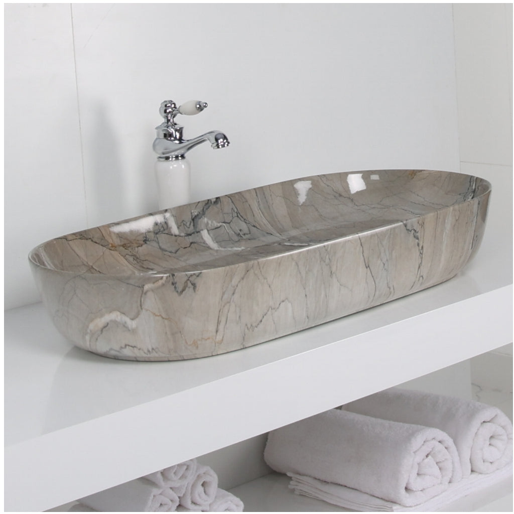 Toyo showroom/shop near me sarjapur road, sarjapur road toyo showroom/shop, wash basin showroom sarjapur road, sarjapur road wash basin showroom, new designer wash basin, premium wash basin, low price wash basin, multi colour wash basin, Toyo 173 Light Grey Marble Glossy Wash