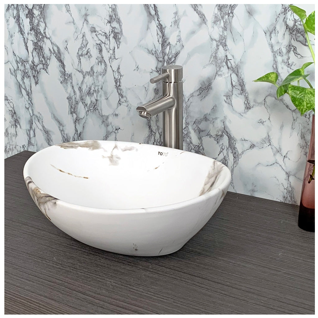 Toyo showroom/shop near me sarjapur road, sarjapur road toyo showroom/shop, wash basin showroom sarjapur road, sarjapur road wash basin showroom, new designer wash basin, premium wash basin, low price wash basin, multi colour wash basin, Toyo 197 White Marble Matt Wash Basin
