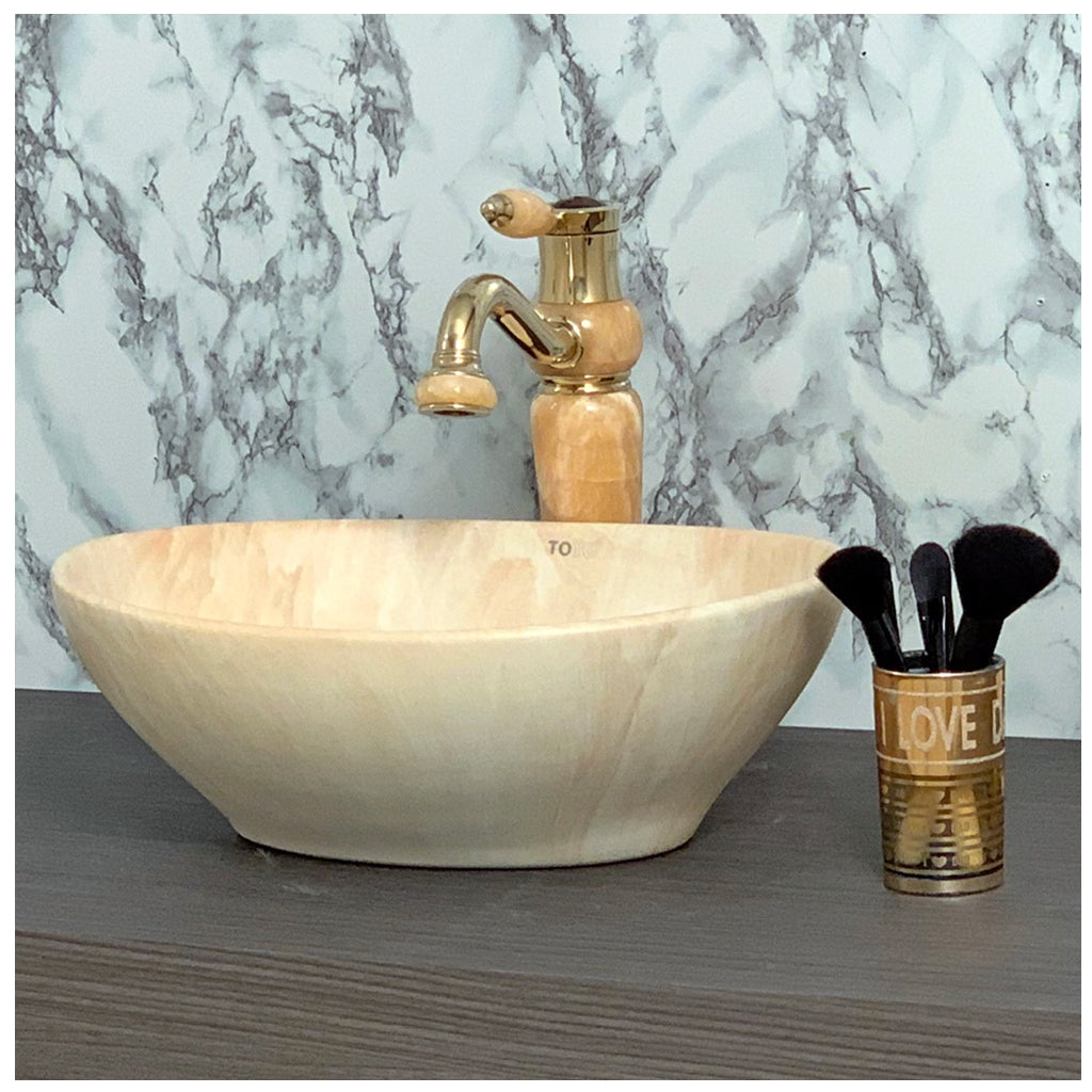 Toyo showroom/shop near me sarjapur road, sarjapur road toyo showroom/shop, wash basin showroom sarjapur road, sarjapur road wash basin showroom, new designer wash basin, premium wash basin, low price wash basin, multi colour wash basin, Toyo 201 Yellow Onyx Matt Wash Basin