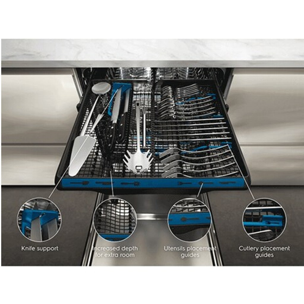 Electrolux 60cm Ultimate Care 700 semi-integrated dishwasher