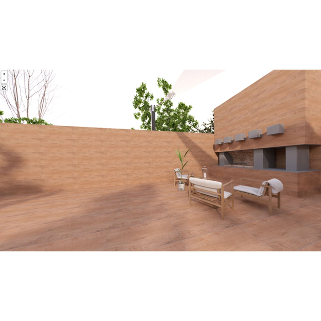 Bestley Walnut 600x1200mm 3pcs Ultima Kajaria Tile