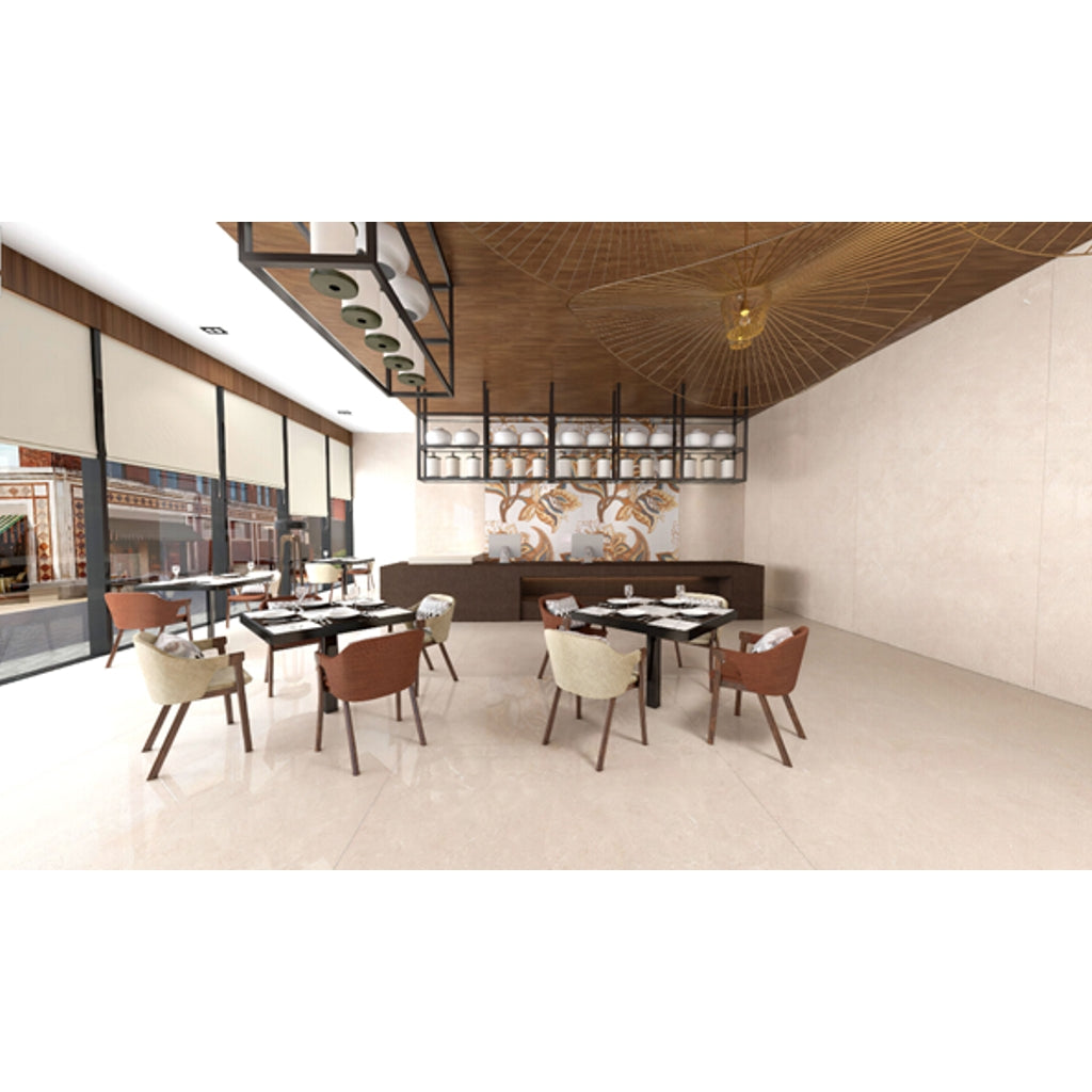 Blossom Beige Decor Ultima Kajaria Tile