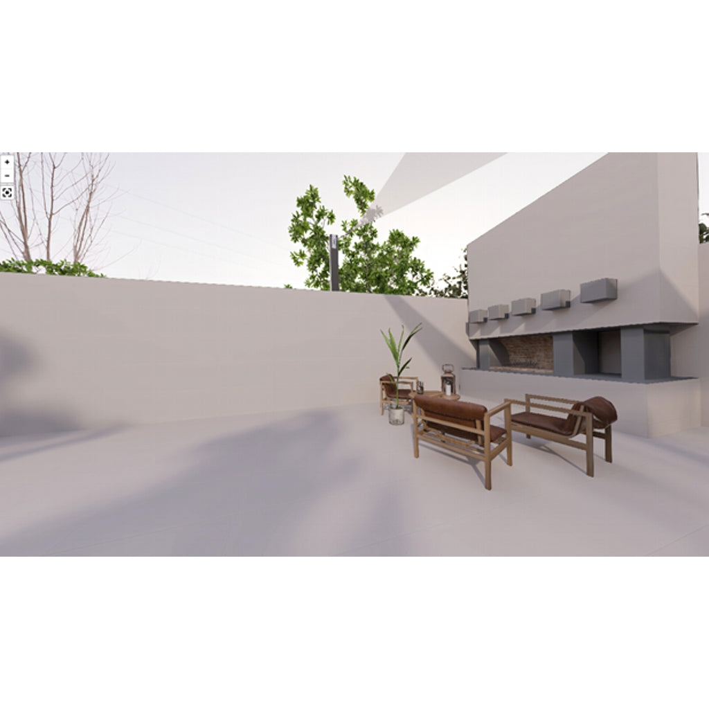 Bristol Silver 600x1200mm 3pcs Ultima Kajaria Tile