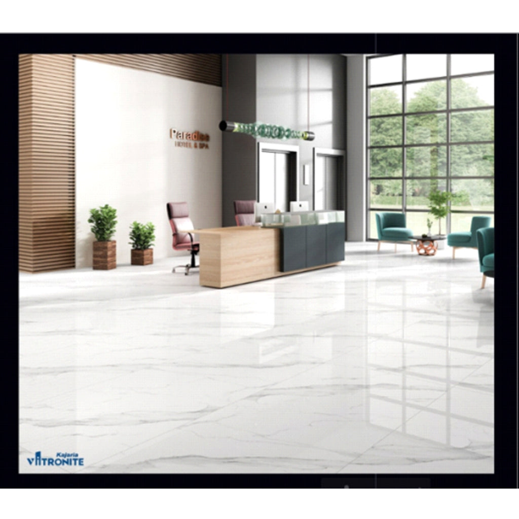 Calacutta White Kajaria Vitronite Tile