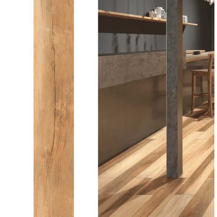 Ebony Wood Kajaria Gres Tough Planks Tile