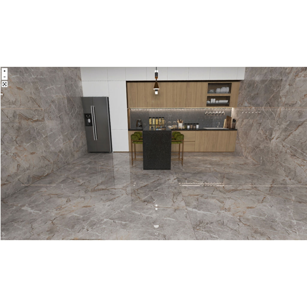 Helux Grey Ultima Kajaria Tile