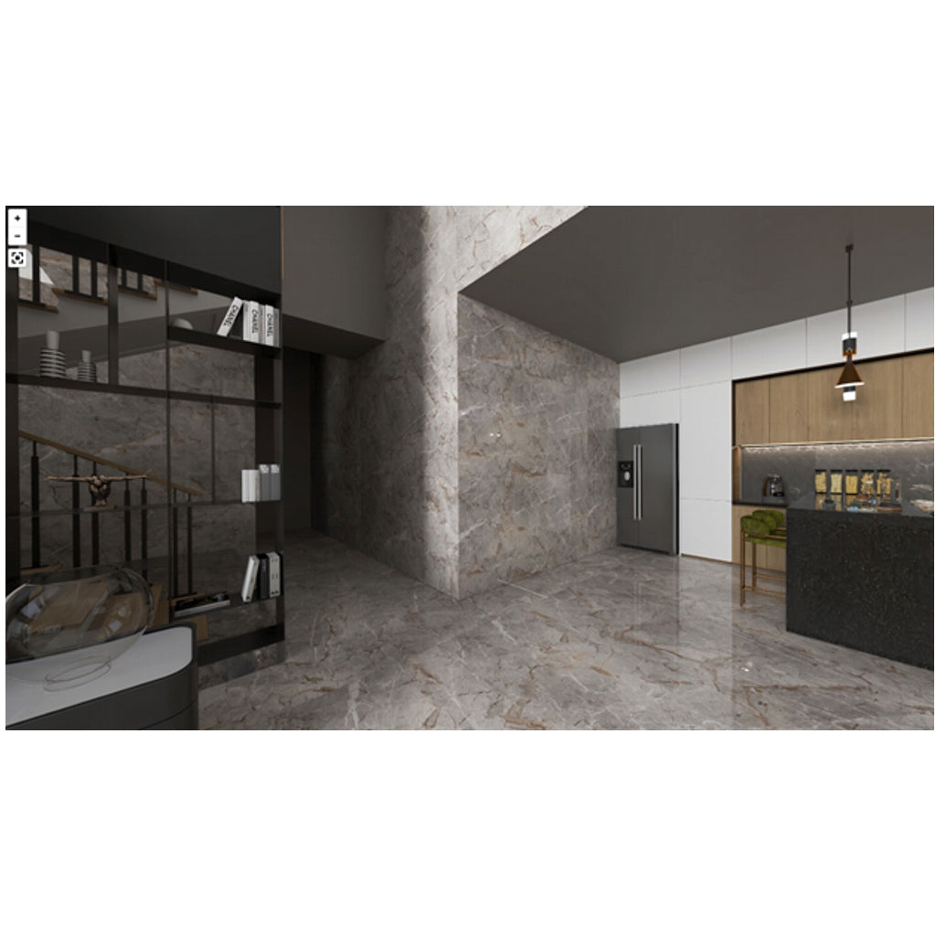 Helux Grey Ultima Kajaria Tile