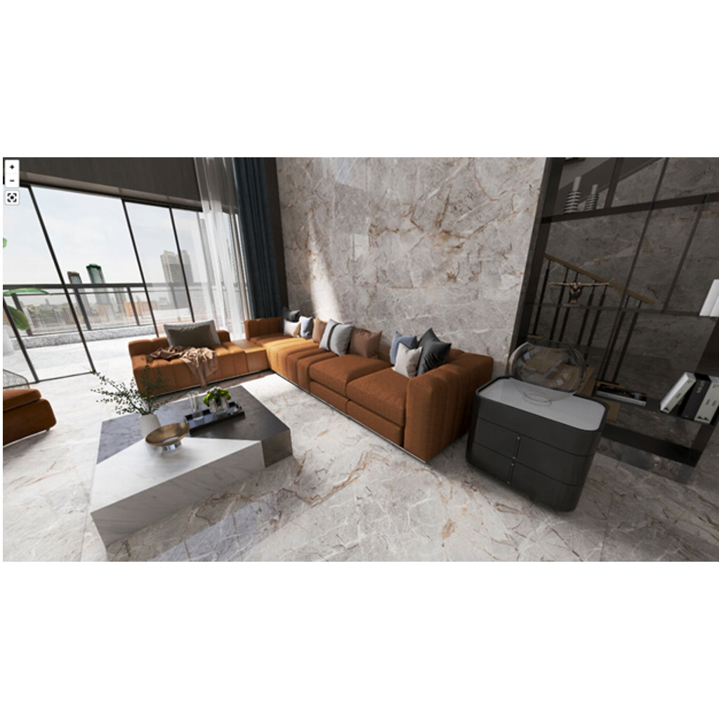 Helux Grey Ultima Kajaria Tile