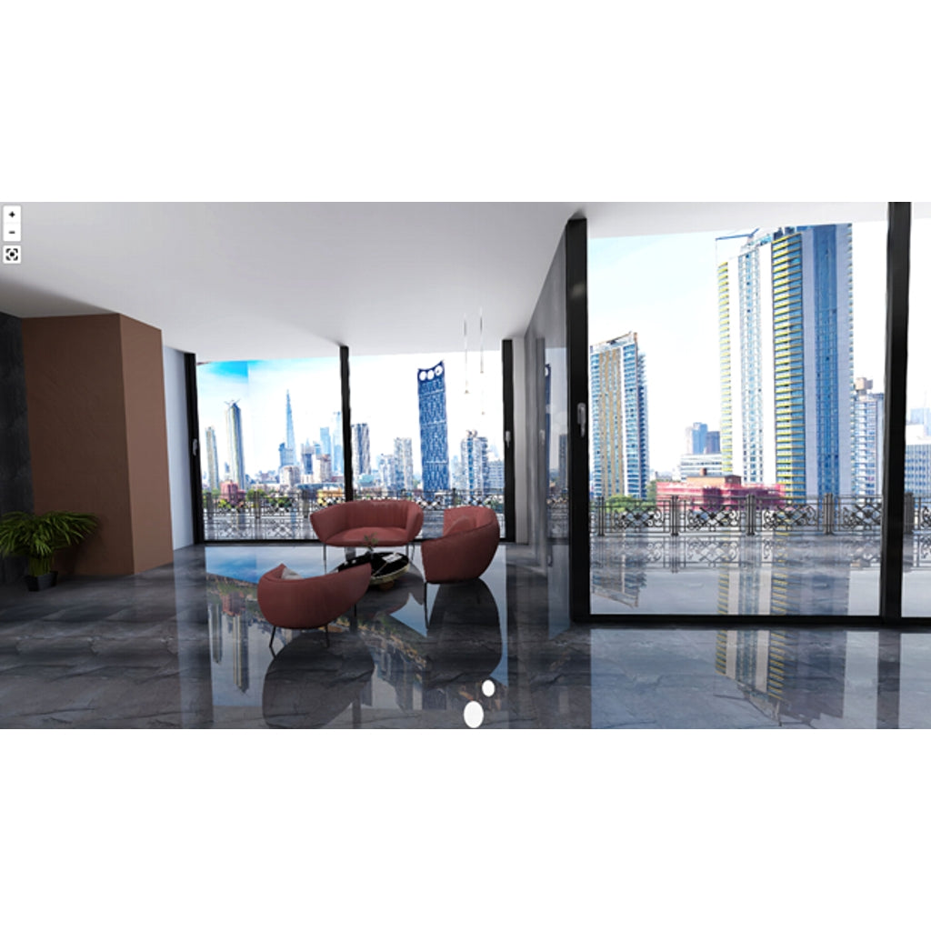 Inferno Nero 600x1200mm 3pcs Ultima Kajaria Tile