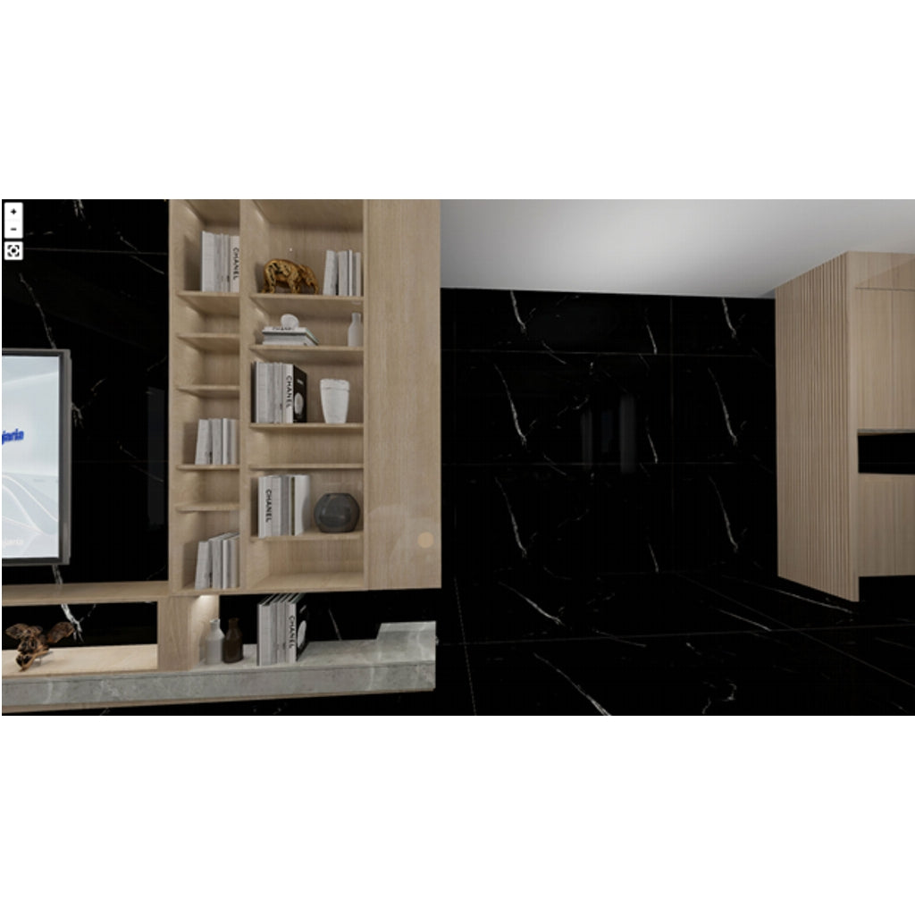 Markino Nero Ultima Kajaria Tile