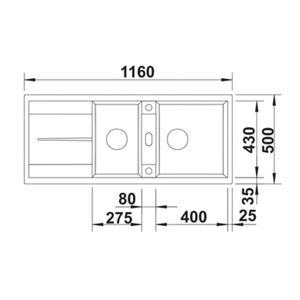 Hafele METRA 8S Kitchen Sink