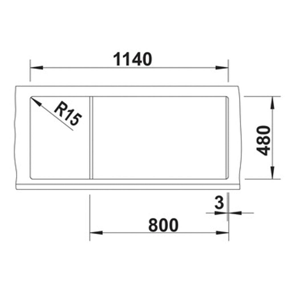 Hafele METRA 8S Kitchen Sink