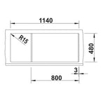 Hafele METRA 8S Kitchen Sink