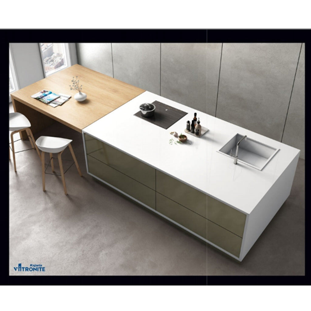 Nano Super White Kajaria Vitronite Tile