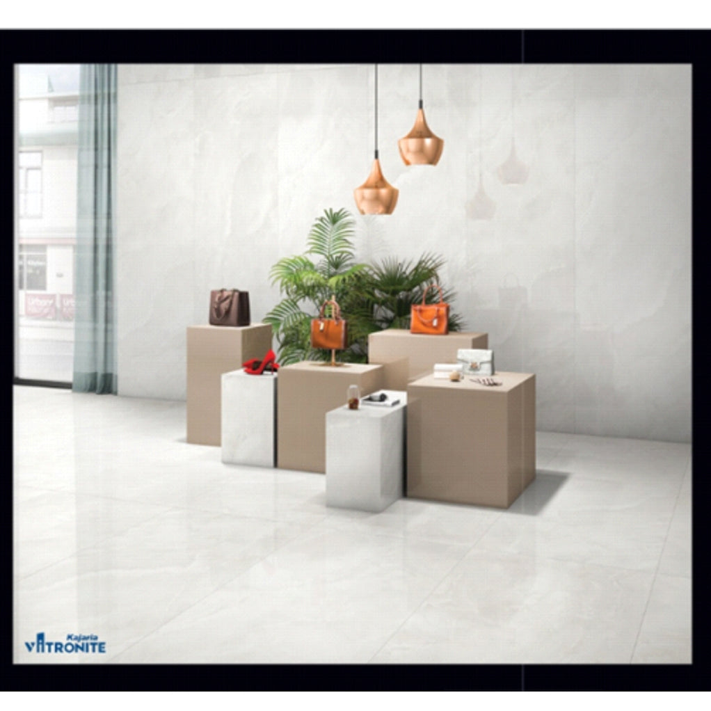 Onyx Bianco Kajaria Vitronite Tile — Saini World