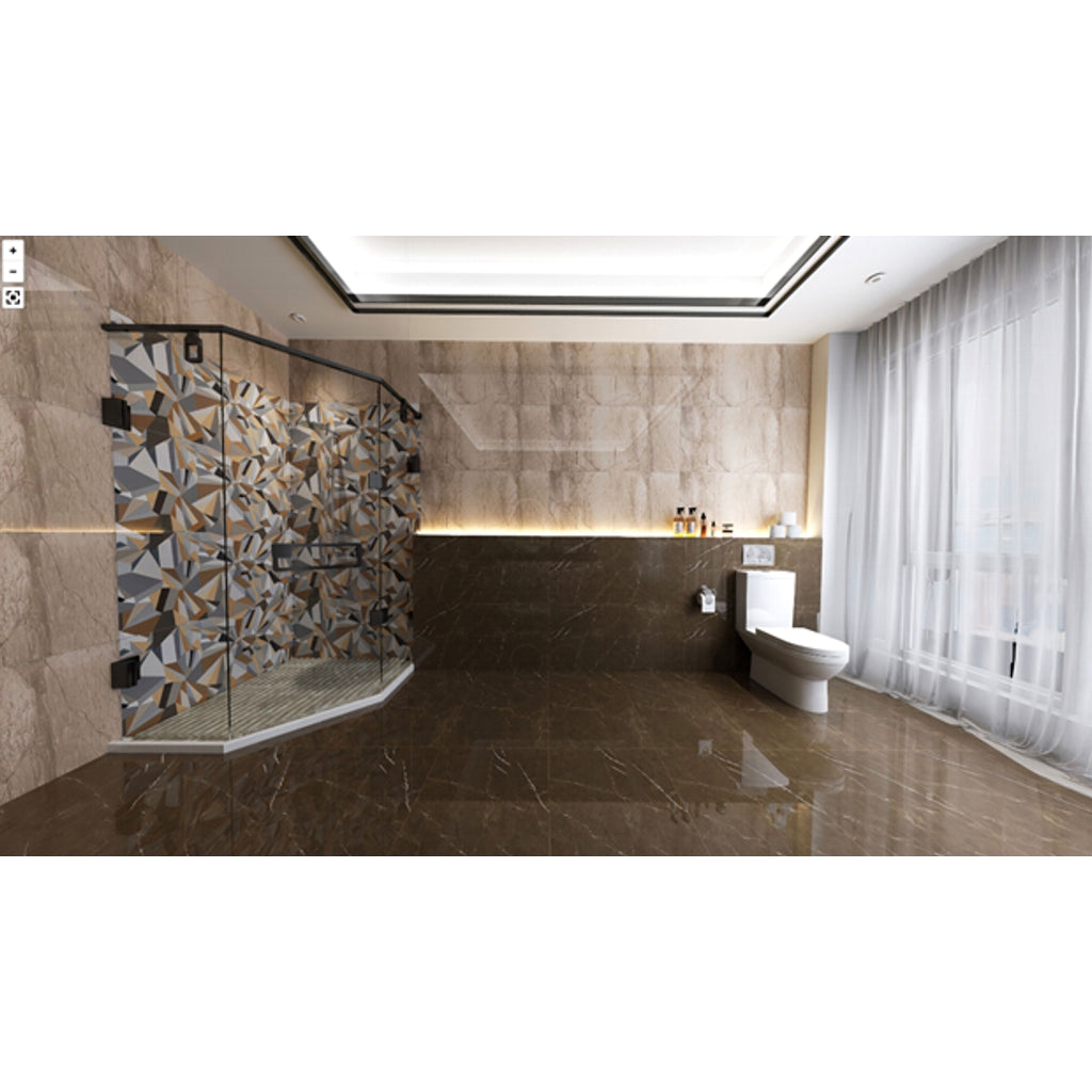 Osaka Brown 600x1200mm 3pcs Ultima Kajaria Tile