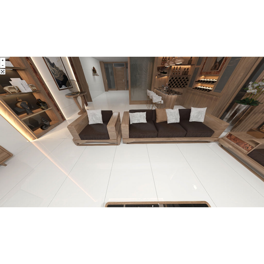 Pullido Blanco 600x1200mm 3pcs Ultima Kajaria Tile
