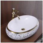 Toyo showroom/shop near me sarjapur road, sarjapur road toyo showroom/shop, wash basin showroom sarjapur road, sarjapur road wash basin showroom, new designer wash basin, premium wash basin, low price wash basin, multi colour wash basin, Toyo 106 White & Rose Gold Wash Basin